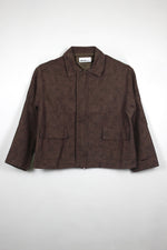 Oversize Desenli İnce Ceket